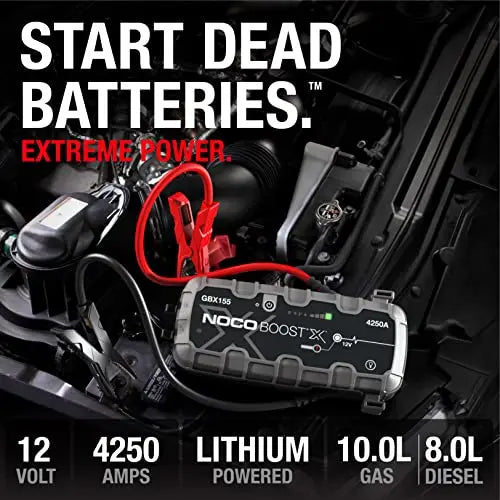 4250A Portable Car Battery Jump Starter with USB-C Power Bank