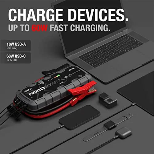 4250A Portable Car Battery Jump Starter with USB-C Power Bank