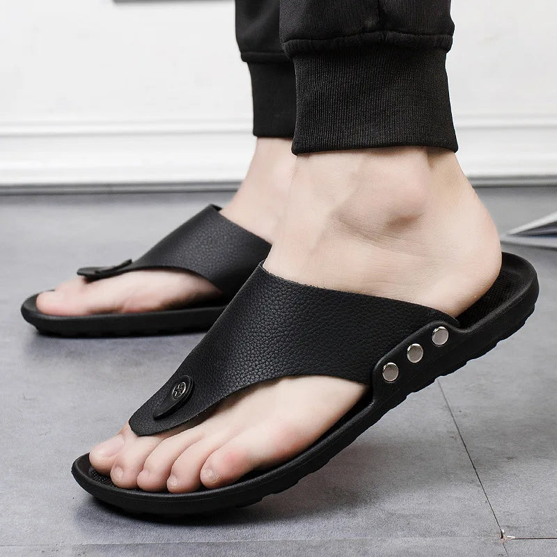 Bruce Leather Sandals