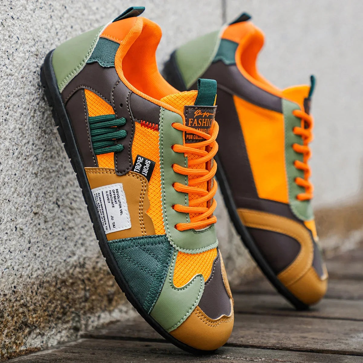 Atlas Patchwork Street Sneakers