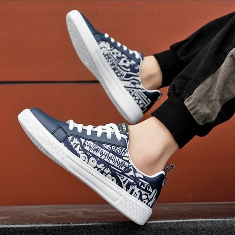 Renoir Patch Canvas Sneakers