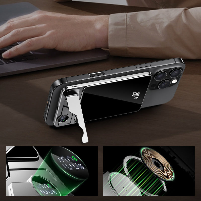 🔋✨Professional Magnetic Charger for Travelers & Professionals 🧲|  15W Wireless | 5000mAh/10,000 mAh | 💥