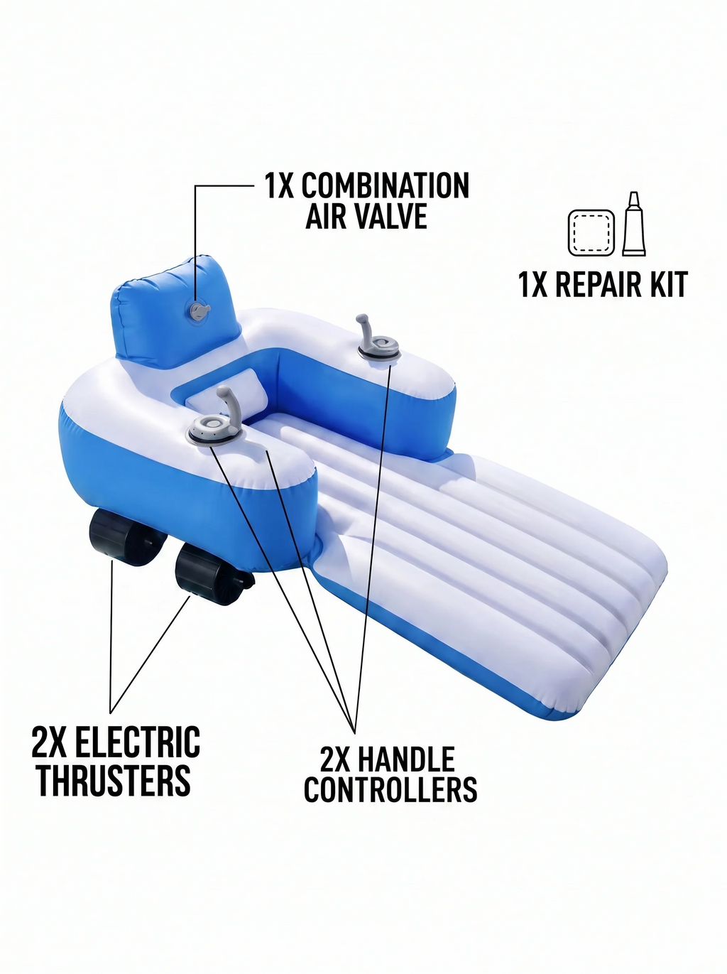 AQUALUXE - INFLATABLE WATER FLOAT